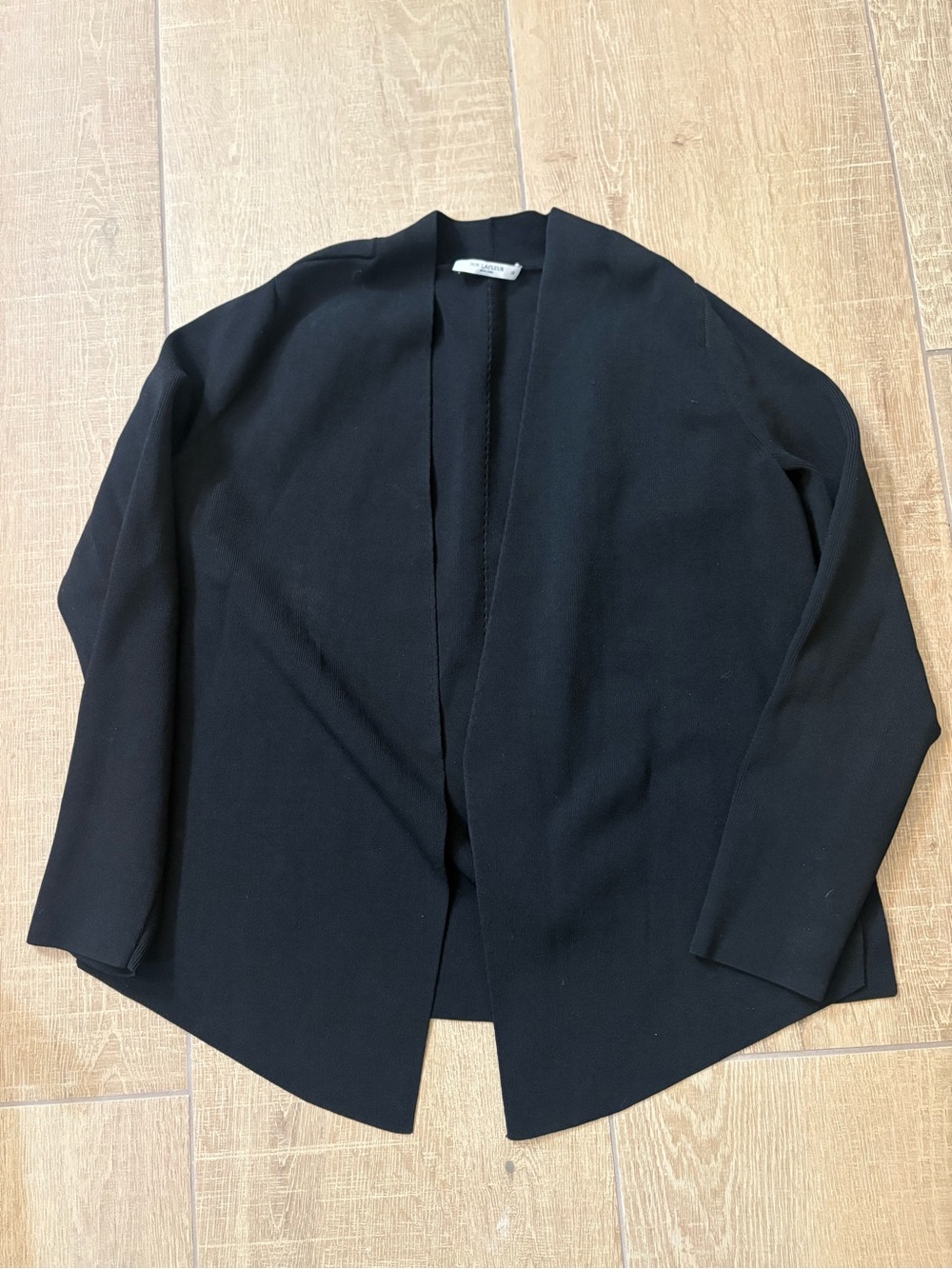 M.M. Lafleur Womens Plus Size 1X Woolf Jardigan in Black